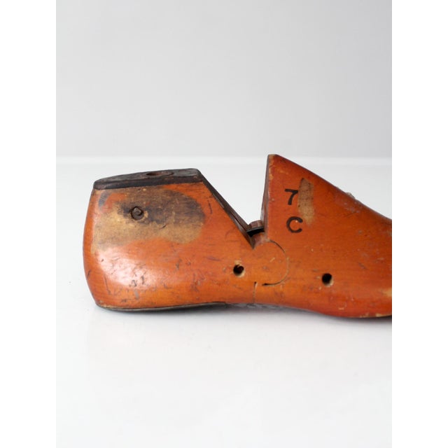 Early 20th Century Antique Wooden Shoemaker's Shoe Last For Sale - Image 5 of 15