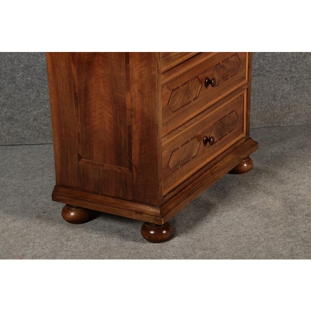 Antique Baroque Diaper Drawer Cabinet, Early 18th Century For Sale - Image 16 of 18