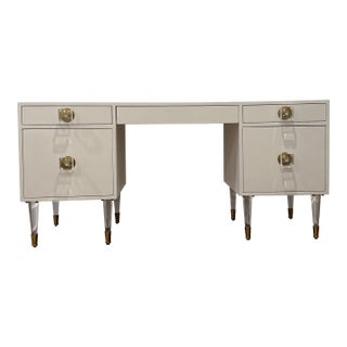 Anthropologie Lacquered Desk For Sale