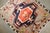 a mid 20th Century Mini square turkish kars rug