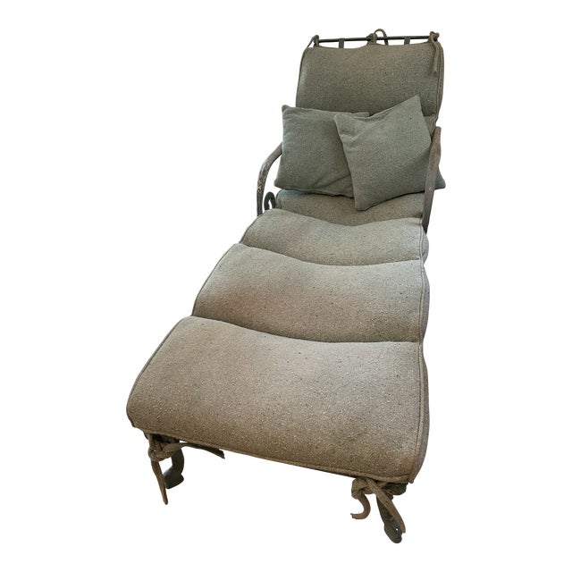 1960s Molla Vintage Cast Aluminum Single Chaise Lounge Chairish