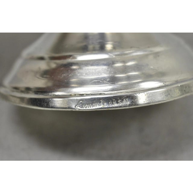 Vintage Leonard Small Silver Plated Trophy Cup Urn Champagne Chiller Ice Bucket For Sale - Image 9 of 15