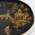 Late 20th Century Vintage Black and Gold Chinoiserie Lacquerware Serving Tray For Sale - Image 5 of 14