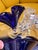 Handblown Art Glass Bowl Beranek Czech Artsy Cobalt Blue Centerpiece 9"d X 4"h For Sale - Image 9 of 12