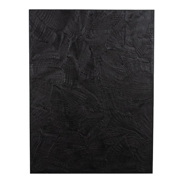 Modern Textural Monochromatic Painting by Michael Allen For Sale