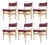 Set of Six Dining Chairs by Vestervig Eriksen for Brdr. Tromborg, Denmark, 1970s For Sale