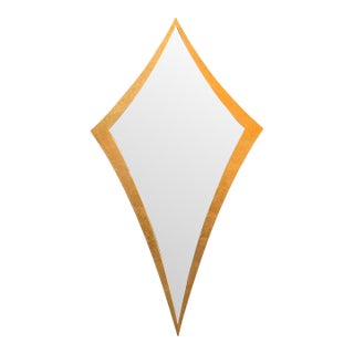 In the Style of Christopher Guy Diamond Wall Mirror For Sale