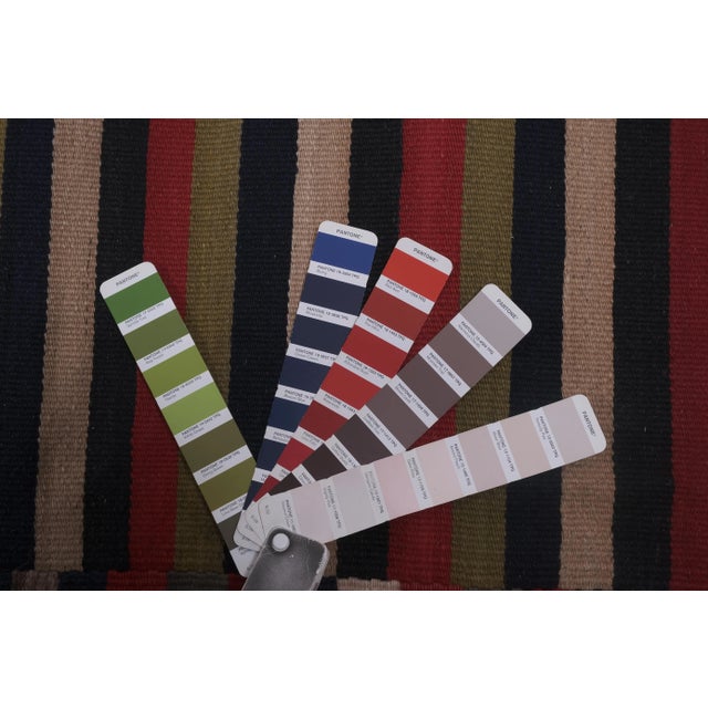 1960s Vintage Oversize Turkish Kilim Rug 9'3'' X 9'6'' For Sale - Image 12 of 13