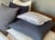 Contemporary Plum Textiles Mercer Steel Linen For Sale - Image 3 of 4