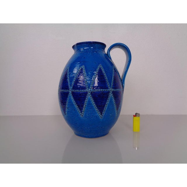 1960s Studio Ceramic Jug by Aldo Londi for Bitossi, Italy, 1960s For Sale - Image 5 of 18