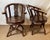Late 19th Century Circa 1890-1900 Hand Carved and Inlaid Asian Arm Chairs Depicting a Village - A Pair For Sale - Image 5 of 11