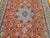 Persimmon Persian Tabriz Rug, Hand-Knotted Wool & Silk, Fine Floral Pattern, Terracotta & Blue, 7x10 For Sale - Image 8 of 14