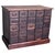 German Art Deco Oak Filing Cabinet / Bank of Drawers, circa 1950s For Sale - Image 15 of 18