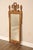 High Quality Italian Made Wall Mirror Featuring A Carved Gilt Wood Frame With An Ornate Bow Form Crest, Turned Finials,...
