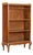 20th Century Open Walnut Bookcase with Balustrade, Italy For Sale