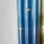 Vintage Faux Bamboo Wall Mirror in Metallic Blue With Gilt Accents – Newly Paintd For Sale - Image 11 of 12