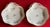 Old 18th C. Paris Porcelain Dihl Et Guerhard Sprig Cornflower Shell Shape Serving Dishes 1790 - 1800 - A Pair For Sale - Image 4 of 15