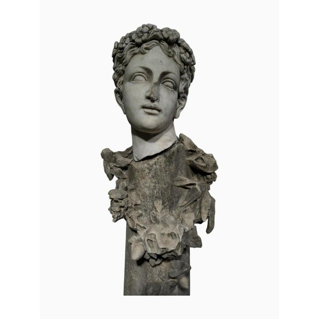 Large 19th Century Marble Statue, 1890s For Sale - Image 14 of 18