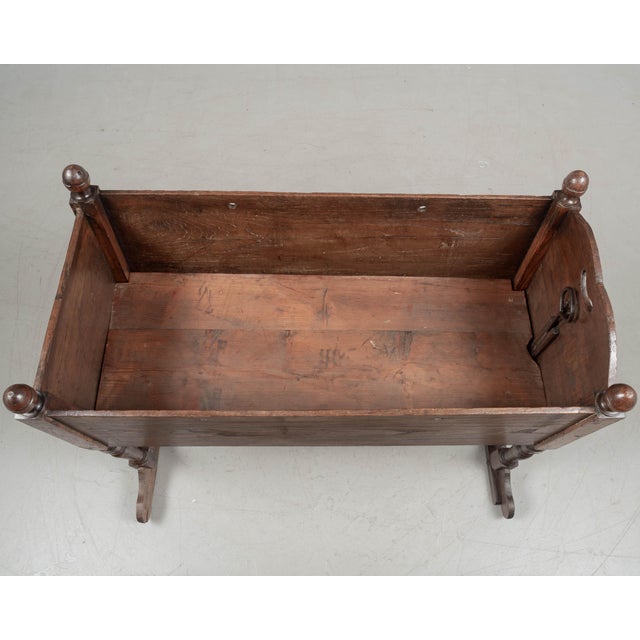 19th Century French Country Baby Crib For Sale - Image 11 of 11