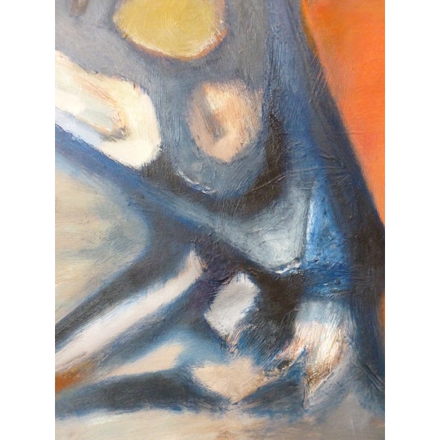 "Pose" Contemporary Abstract Oil and Acrylic Painting by Scott Spencer For Sale - Image 4 of 5