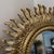 1970s Vintage 1970s Gilded Gold Sunburst Wall Mirror – Hollywood Regency / MCM Accent For Sale - Image 5 of 10