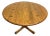 Connant Ball Solid Oak Round Dining / Game Table For Sale