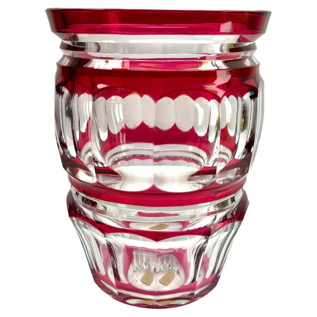 Crystal Vase from Val Saint Lambert, 1950 For Sale - Image 4 of 10