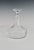 Mid-Century Modern Clear Glass Polished Bottom Decanter and Stopper For Sale - Image 3 of 6