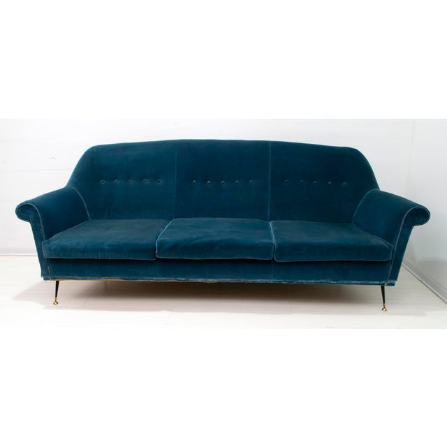 Mid-Century Modern Italian Sofa by Gigi Radice for Minotti, 1950s For Sale - Image 12 of 12