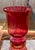 Art Deco 1980s Pilgrim Cranberry Glass Vase For Sale - Image 3 of 6