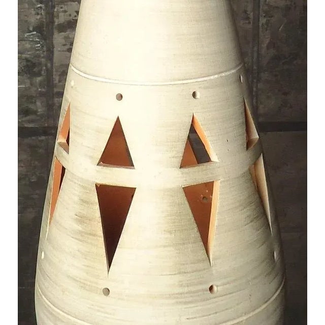 Mid-Century Pottery Pendant For Sale - Image 4 of 6