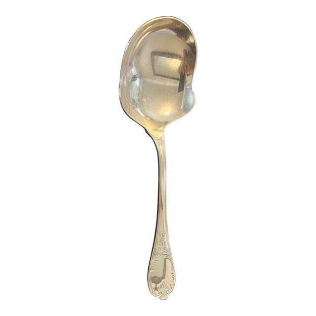 2000s Christofle Marly Silver Plated Serving Spoon For Sale