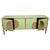 Italian Brass & Green Murano Glass Credenza – A Masterpiece of Mid-Century Italian Craftsmanship Stunning handcrafted...