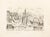 Image dimensions: 9.8 x 14.4 cm. Les Quais de la Seine is a black and white print realized by Edmone A. Ades in the First...