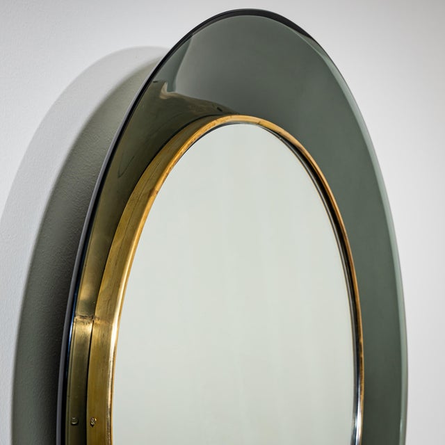 Mid-Century Modern Wall Mirror by Max Ingrand for Fontana Arte, Italy, 1960s For Sale - Image 3 of 9