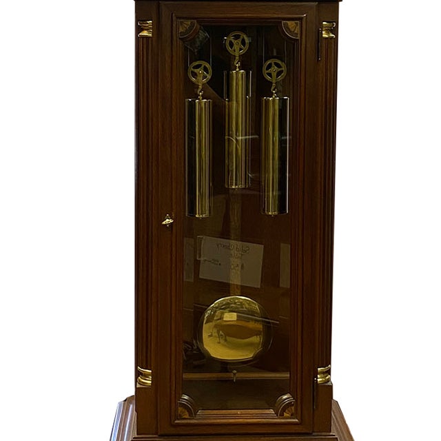Ridgeway “Victory at Yorktown” 200th Anniversary Limited Edition PinchWaist Grandfather Clock For Sale - Image 4 of 5