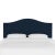 Contemporary Kenmore Headboard in Ink Classic Velvet, King For Sale - Image 3 of 6