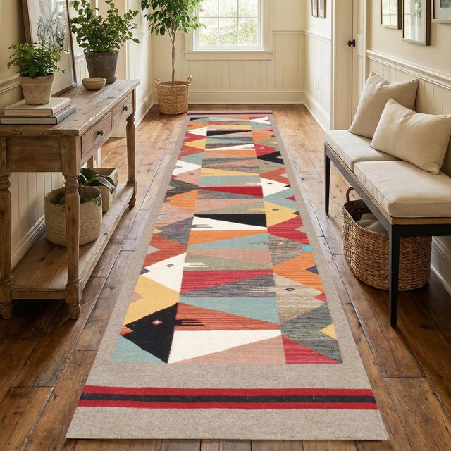 Pasargad Home Tuscany Multi Wool Area Rug- 2' 8'' X 11' 9'' For Sale - Image 4 of 4