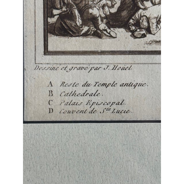 18th-Century French Etching — Papal Civic Ceremony, Rome (1777) For Sale In Los Angeles - Image 6 of 9