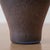 1960s Italian Black Scavo Vase For Sale - Image 9 of 12