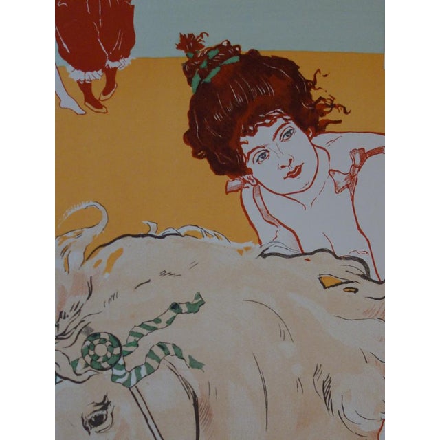 Richard Ranft, L'Ecuyère, 1897, Original Lithograph For Sale - Image 4 of 5