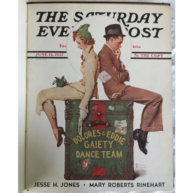 Early 20th Century Vintage Oversize Black Leather Book, A. Livingston Gump's Jade Hunt, Signed For Sale - Image 4 of 7