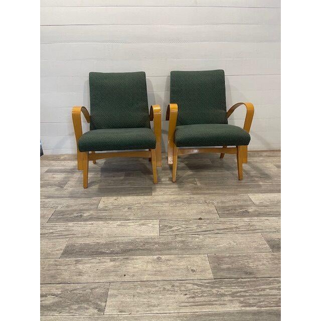 Vintage Chairs by Jirak for Zapanslovenske Nafromtarske, 1966, Set of 2 For Sale - Image 9 of 9