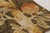 Handwoven in wool circa 1960, this 4x6 vintage modern Aubusson tapestry, titled Cybele, is a prized René Fumeron work....