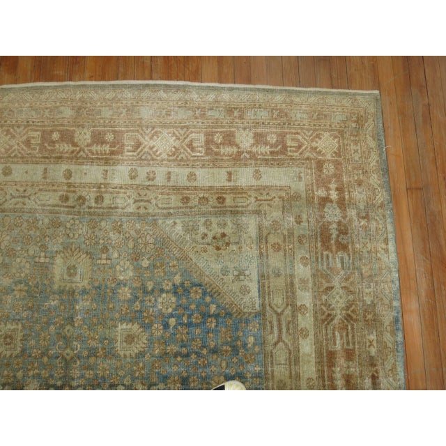 Blue Caramel Antique Khotan Gallery Rug - 7' x 13'5" For Sale In New York - Image 6 of 9