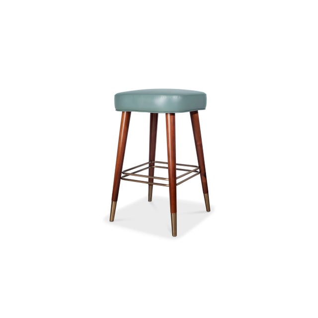 Mid-Century Modern Lauren Bar Stool by Ottiu For Sale - Image 3 of 6
