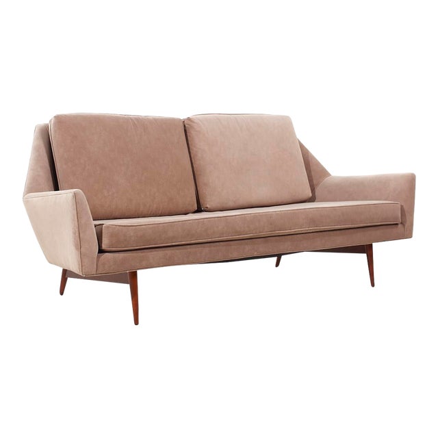 Paul McCobb for Directional Mid Century Angle Arm Sofa For Sale