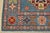 Kazak Runner 2’8” X 9’8” Blue Wool Tribal Hand-Knotted Oriental Rug For Sale - Image 9 of 12