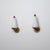 1950s Large Italian Wall Sconces in Brass, Red Metal and Opaline Glass, 1950s, Set of 2 For Sale - Image 5 of 15