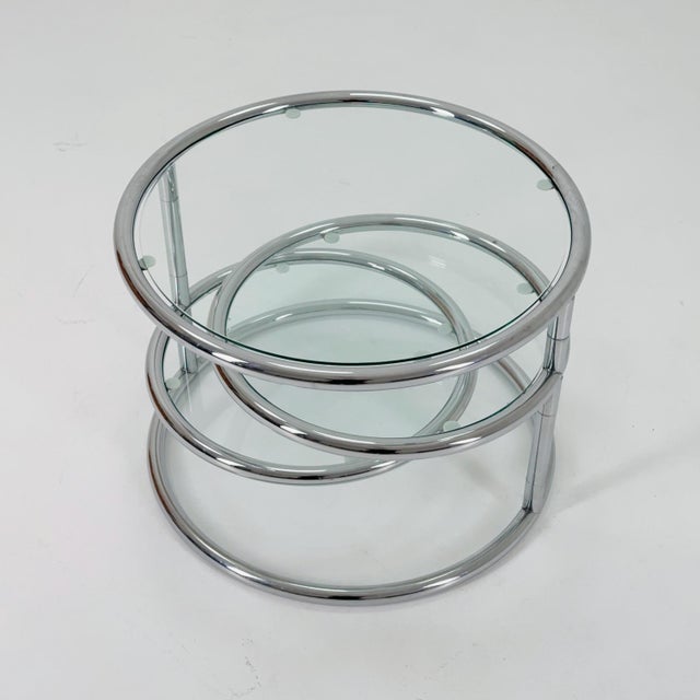 Mid-Century Modern Coffee Table with 3 Swivel Levels by Milo Baughman, Italy, 1970s For Sale - Image 10 of 11